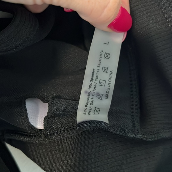 Ribbed swim top. New. - Picture 3 of 4